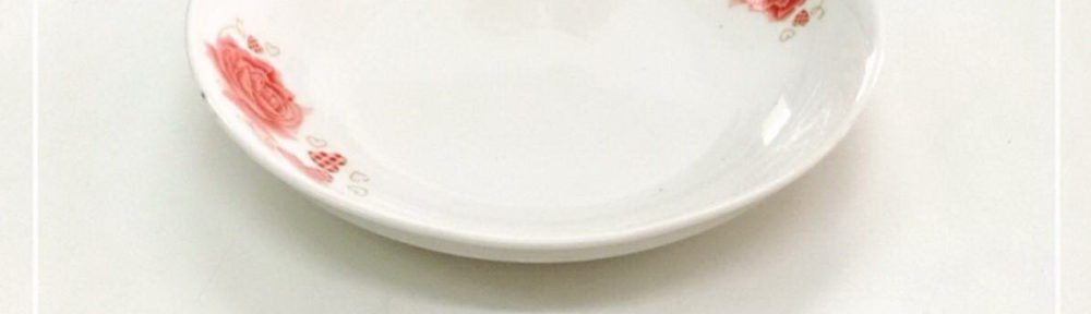 ชุดจานชามลายดอก Stoneware