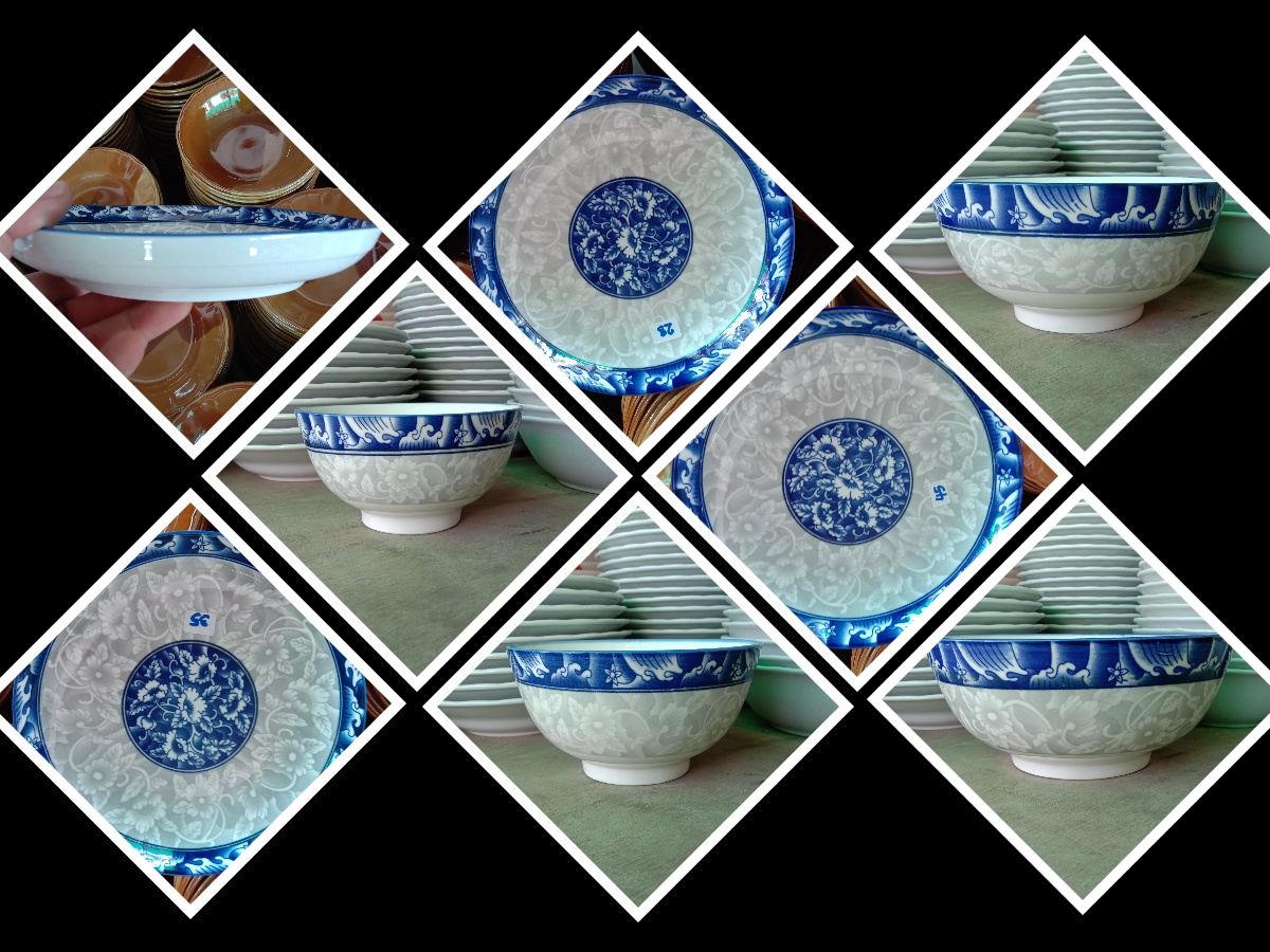 ชุดลายครามเนื้อนิวโบน